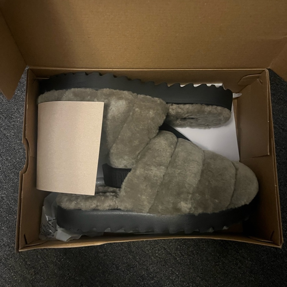 UGG Black Sole Slippers